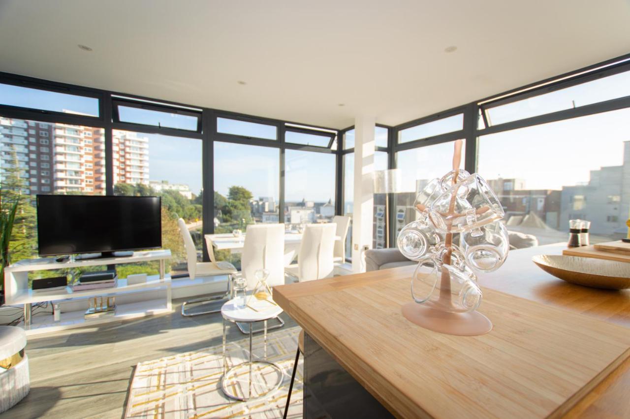 * Panoramic Penthouse With Sea & City Views بورنماوث المظهر الخارجي الصورة