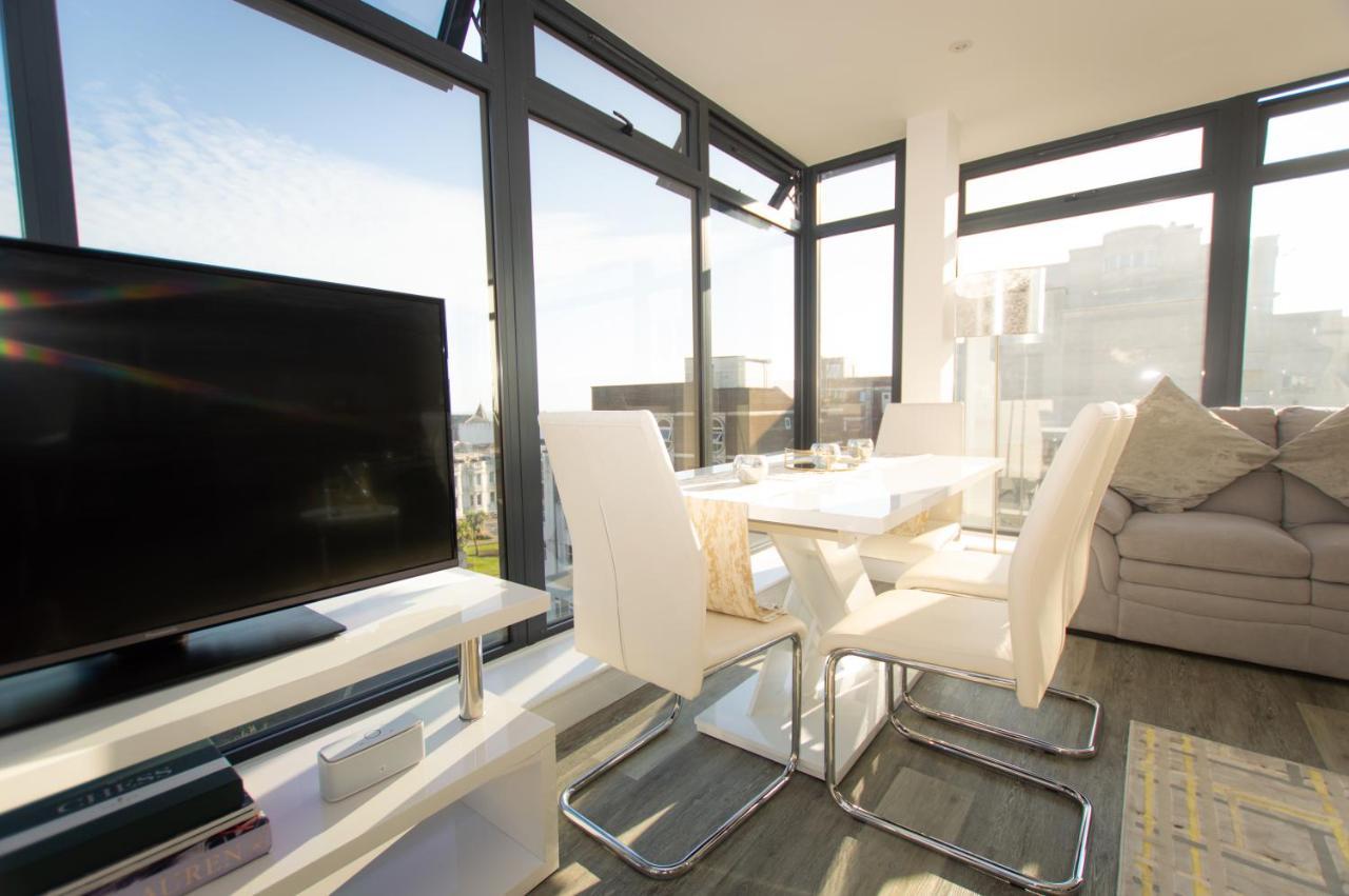 * Panoramic Penthouse With Sea & City Views بورنماوث المظهر الخارجي الصورة